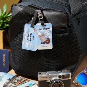 Étiquette À Bagage Étiquette Pour Explorer Les Bagages Acryliques