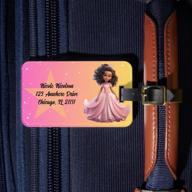Étiquette À Bagage Étiquette Princesse Luggage (Insitu Rectoal 4)