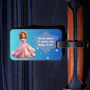 Étiquette À Bagage Étiquette Princesse Luggage