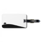 Étiquette simple de bagage d'arbre