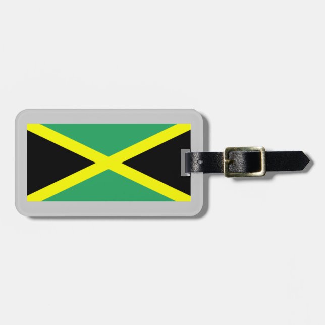 Étiquette À Bagage Étiquettes de bagage de la Jamaïque (Devant horizontal)