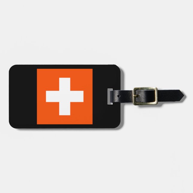 Étiquette À Bagage Étiquettes de bagage de la Suisse (Devant horizontal)