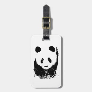 Étiquette À Bagage Étiquettes de bagage de panda