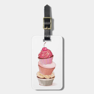 Étiquette À Bagage Étiquettes de bagage de pile de petit gâteau