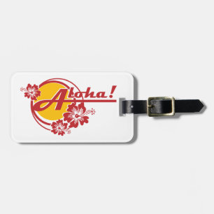 Étiquette À Bagage Étiquettes de bagages Aloha