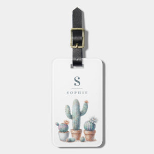 Étiquette À Bagage Étiquettes de bagages Cactus