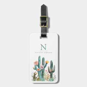 Étiquette À Bagage Étiquettes de bagages Cactus