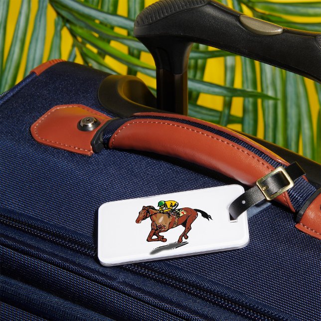 Étiquette À Bagage Étiquettes de bagages de course à cheval (Créateur téléchargé)
