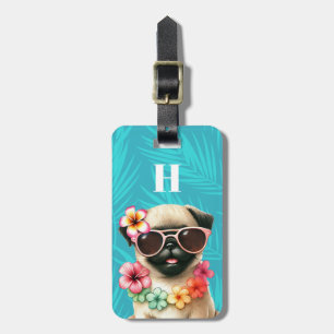 Étiquette À Bagage Étiquettes de bagages pour chien Pug