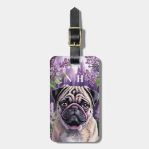 Étiquette À Bagage Étiquettes de bagages Pug