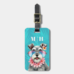 Étiquette À Bagage Étiquettes de bagages Schnauzer