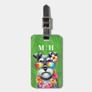 Étiquette À Bagage Étiquettes de bagages Schnauzer