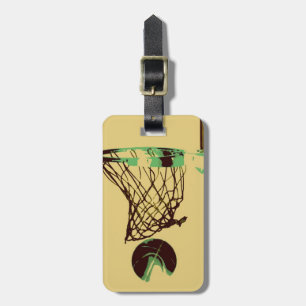 Étiquette À Bagage Étiquettes de basket-ball pour le bagage