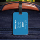 Étiquettes faites sur commande de bagage de