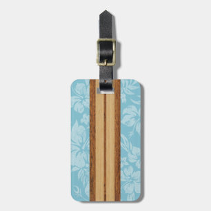 Étiquette À Bagage Étiquettes hawaïennes de bagage de plage de