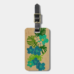 Étiquette À Bagage Étiquettes hawaïennes de bagage de planche de surf