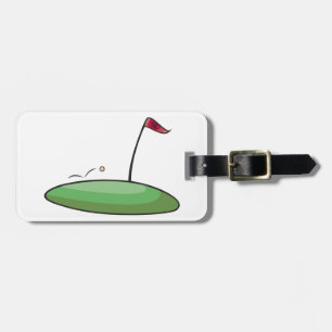 Étiquette À Bagage Étiquettes vertes de bagage de golf