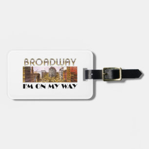 Étiquette À Bagage Étoile de Broadway de PIÈCE EN T