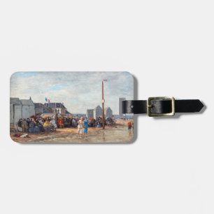 Étiquette À Bagage Eugene Boudin - Temps de baignade à Trouville