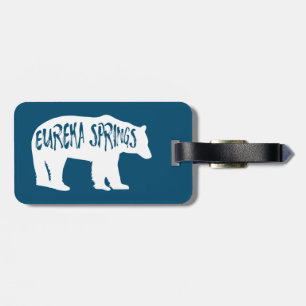 Étiquette À Bagage Eureka Springs Arkansas Bear