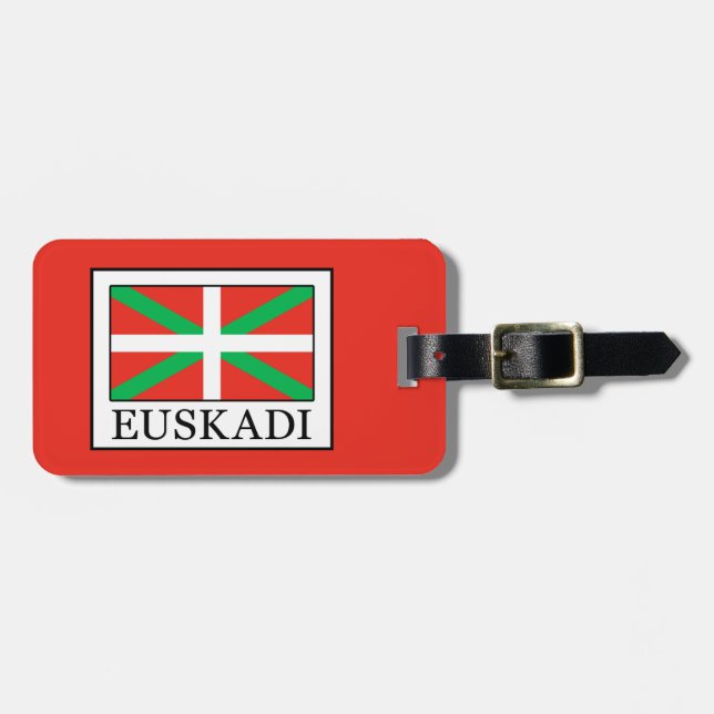 Étiquette À Bagage Euskadi (Devant horizontal)