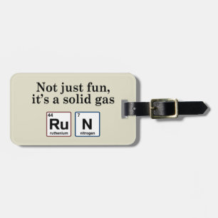 Étiquette À Bagage Exécution d'éléments de gaz solides