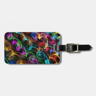 Étiquette À Bagage Explosion lumineuse colorée