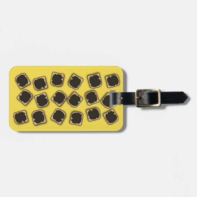 Étiquette À Bagage Extrait de levure australienne sur toast (Devant horizontal)