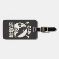 F-Caw-F Pas Avant Mon Café Drôle Corbeau