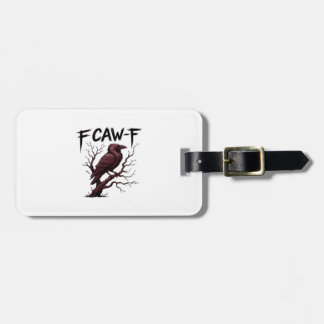 Étiquette À Bagage F-Caw-F Raven Classique