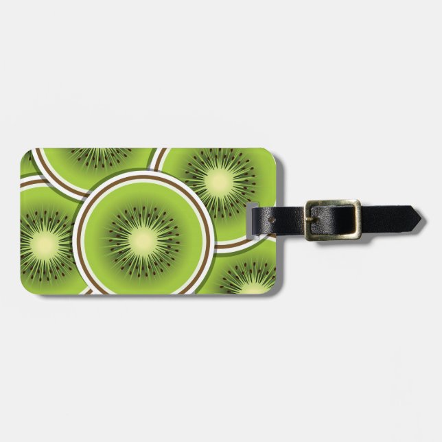 Étiquette À Bagage Fâcheux kiwi (Devant horizontal)
