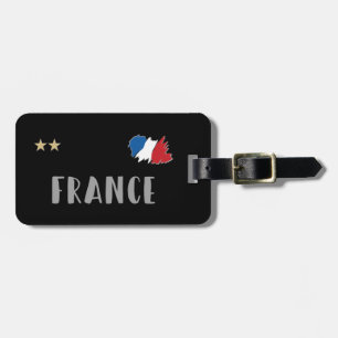 Étiquette À Bagage Fan de football France Chemise Française