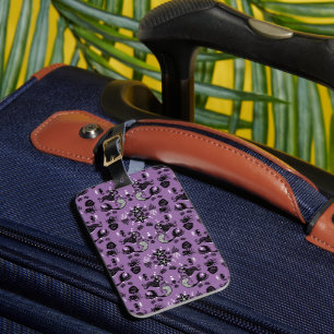 Étiquette À Bagage Fantaisie de Sirène Violette