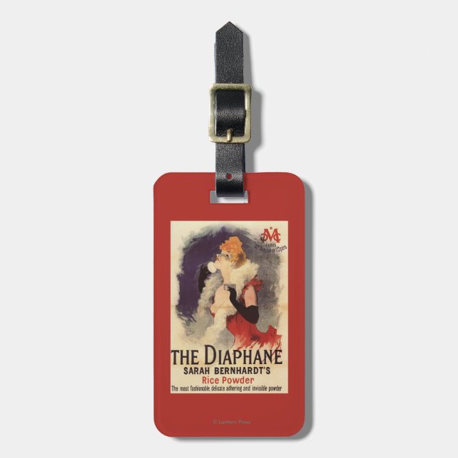 Étiquette À Bagage Femme de Diaphane de La saupoudrant l'affiche de (Devant Vertical)