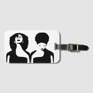 Étiquette À Bagage Femmes noires afrocentriques et Abstraites