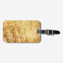 Feuille d'antiquité Vintage dorée Partition