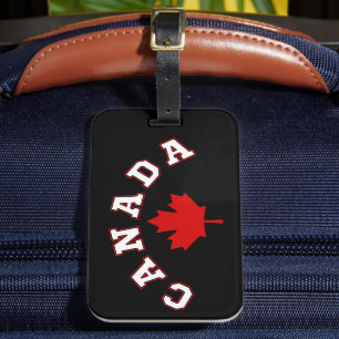 Étiquette À Bagage Feuille d'érable du Canada