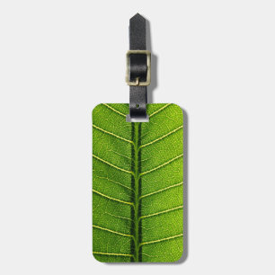 Étiquette À Bagage Feuille verte