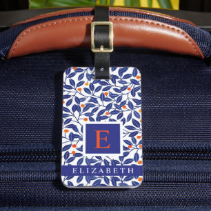 Étiquette À Bagage Feuilles blancs customisés