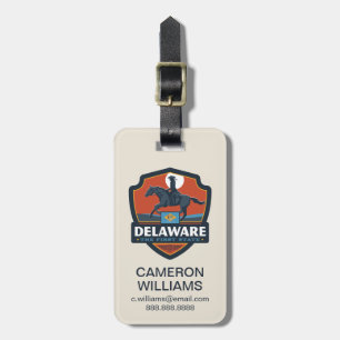 Étiquette À Bagage Fierté de l'État   Delaware