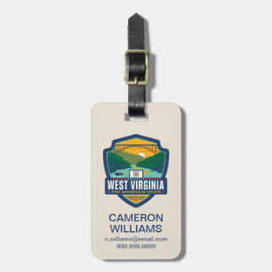 Étiquette À Bagage Fierté de l'État   Virginie occidentale