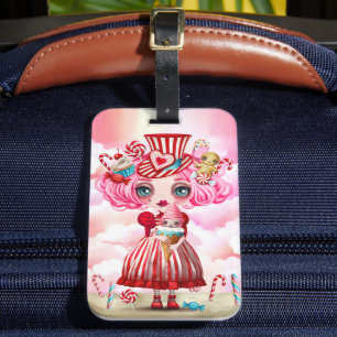 Étiquette À Bagage Fille de bonbons