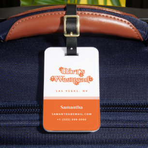 Étiquette À Bagage Filles Week-end Retro Bachelorette Fête Mariée