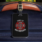 Firefighter Nom de texte personnalisé Personnalisé