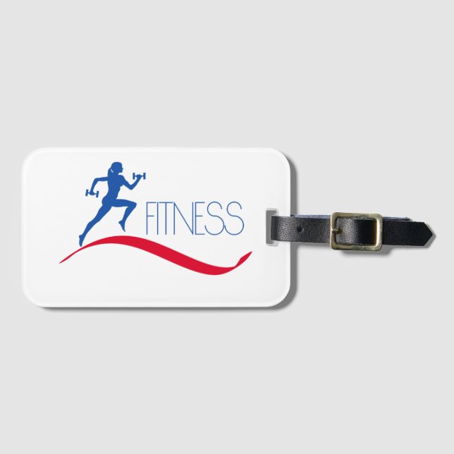Étiquette À Bagage Fitness (Devant Horizontal)