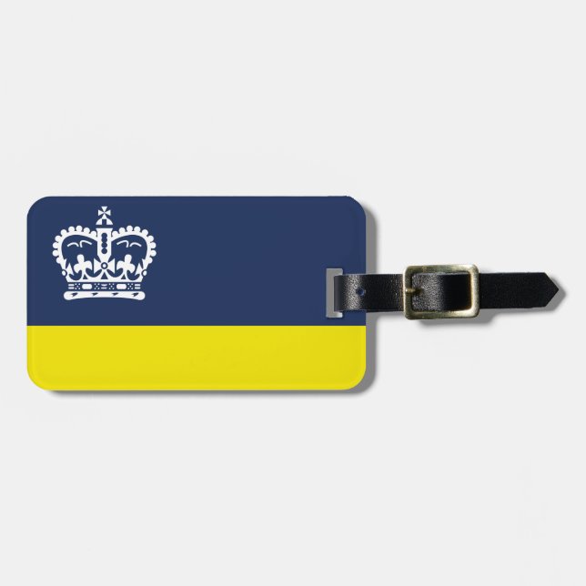 Étiquette À Bagage Flag of Regina, Saskatchewan (Devant horizontal)