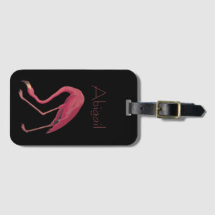 Étiquette À Bagage Flamant rose américain Vintage Aububon Birds of Am