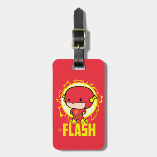 Étiquette À Bagage Flash Chibi Avec Électricité