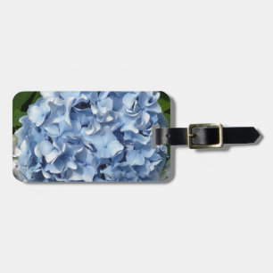 Étiquette À Bagage Fleur bleue d'hortensia