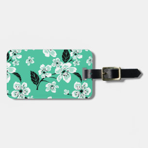 ÉTIQUETTE À BAGAGE FLEUR DE CERISIER - SAKURA (MENTHE)